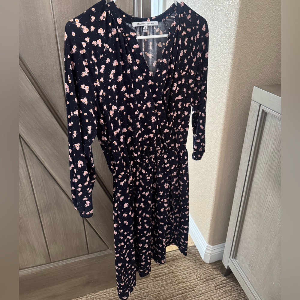 Collective Concepts Floral Midi Dress – Size S